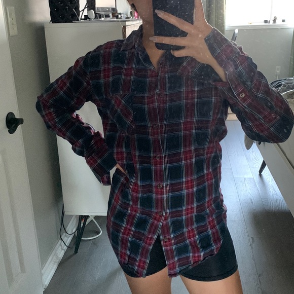🔥🔥🔥American Apparel Unisex Plaid Flannel size XXS - Picture 2 of 6